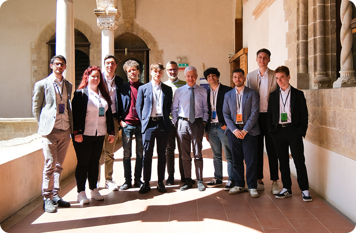 Team with the Rector of University of Palermo